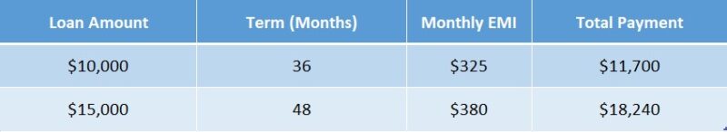 Total EMI Payment Calculator